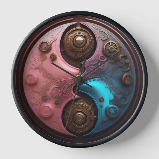 Steampunk art Yang Uhr (Vorderseite)