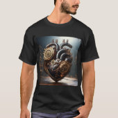 Steampunk Artificial Heart T-Shirt (Vorderseite)