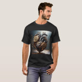 Steampunk Artificial Heart T-Shirt (Vorne ganz)
