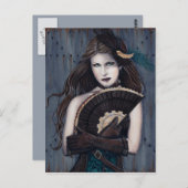 Steampunk Assassin Postcard Postkarte (Vorne/Hinten)