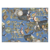 Steampunk auf Blue Denim Tischdecke (Vorderseite (Horizontal))