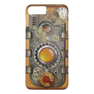 Steampunk auf Leather Case-Mate iPhone Hülle