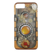 Steampunk auf Leather Case-Mate iPhone Hülle (Rückseite)