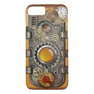 Steampunk auf Leather Case-Mate iPhone Hülle
