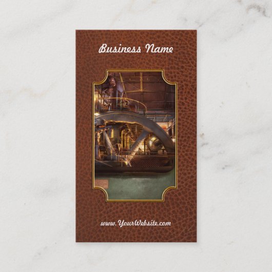 Steampunk - aufgepumpt visitenkarte (Vorderseite)