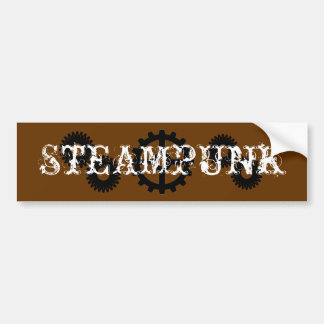 Steampunk Autoaufkleber