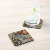 Steampunk Aviator Drink Coasters Getränkeuntersetzer (Rechte Seite)