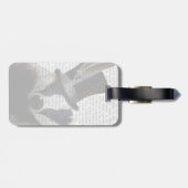 Steampunk Badger in Top Hat Gepäckanhänger (Rückseite horizontal)