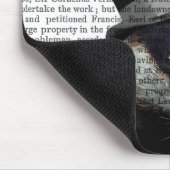 Steampunk Badger in Top Hat Mousepad (Ecke)