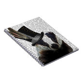 Steampunk Badger in Top Hat Notizblock (Rechte Seite)