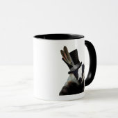 Steampunk Badger in Top Hat Tasse (VorderseiteRechts)