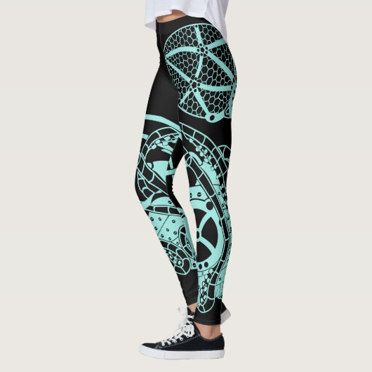 Steampunk Bakterium gegen Bakterien Leggings (Links)