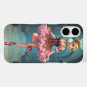Steampunk-Ballerina Case-Mate iPhone Hülle (Rückseite (Horizontal))