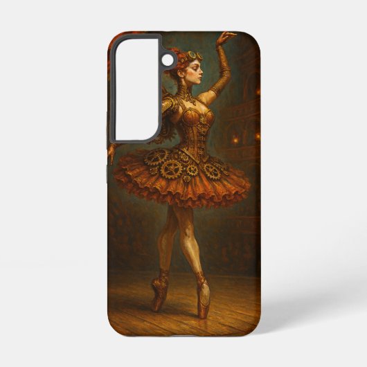 Steampunk-Ballerina Samsung Galaxy Hülle (Rückseite)