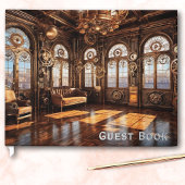 Steampunk Ballroom Elegant Retro Cool Gästebuch