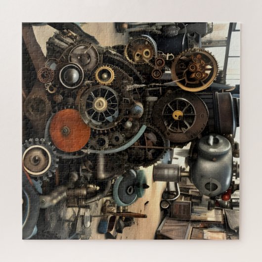 Steampunk Barnicle Bill's Time Flux Device Puzzle (Horizontal)