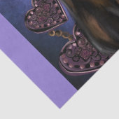 STEAMPUNK Basset Hound Seidenpapier (Detail)