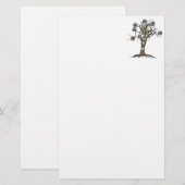 Steampunk-Baum Briefpapier (Vorne/Hinten)