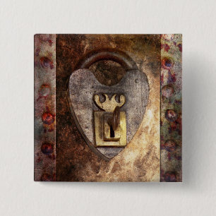 Steampunk - Bauschlosser - der Schlüssel zu meine Button