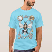 Steampunk Bee Insect Honey Bee Keeper T - Shirt (Vorderseite)
