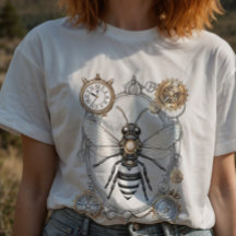 Steampunk Bee Insect Honey Bee Keeper T - Shirt