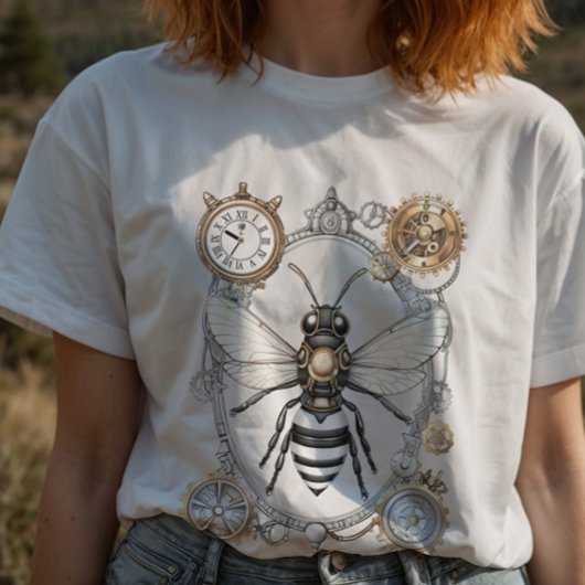 Steampunk Bee Insect Honey Bee Keeper T - Shirt