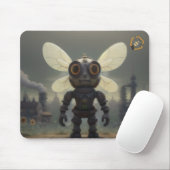 Steampunk Bee Muismat Bob's Bees Mousepad (Mit Mouse)