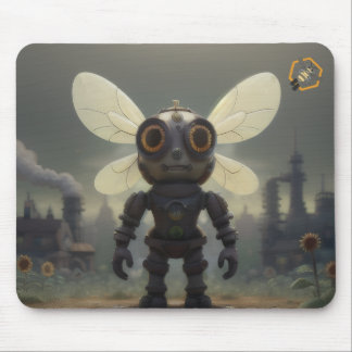 Steampunk Bee Muismat Bob's Bees Mousepad