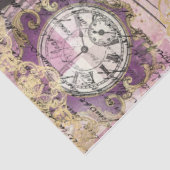 Steampunk Bee Viktorianisch Woman Pink Karos Skrip Seidenpapier (Ausschnitt)