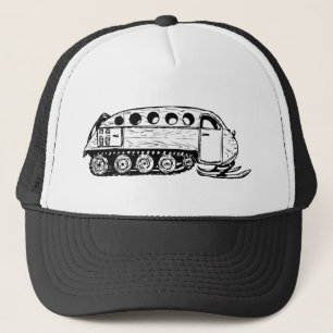Steampunk Behälter Truckerkappe
