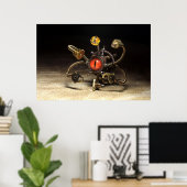 Steampunk Beholder Robot Poster (Heimbüro)
