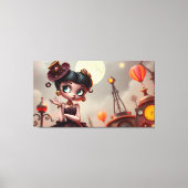 Steampunk Betty 2 Leinwanddruck (Vorderseite)