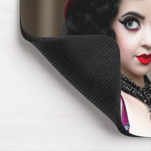Steampunk Betty Boop Mousepad (Ecke)