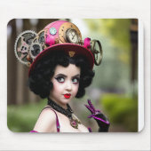Steampunk Betty Boop Mousepad (Vorne)