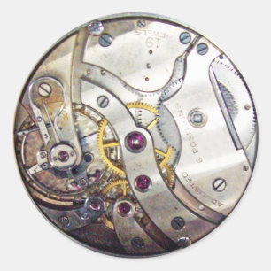 Steampunk bewegliche Teile Aufkleber