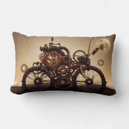 Steampunk Bicycle with Gears Lendenkissen
