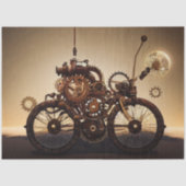 Steampunk Bicycle with Gears Seidenpapier (Vorderseite)