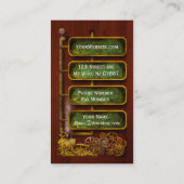 Steampunk - Bienenhaus - der Bienenstock Visitenkarte (Rückseite)