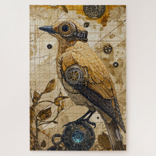 Steampunk Bird Art Schwierigkeit Puzzle