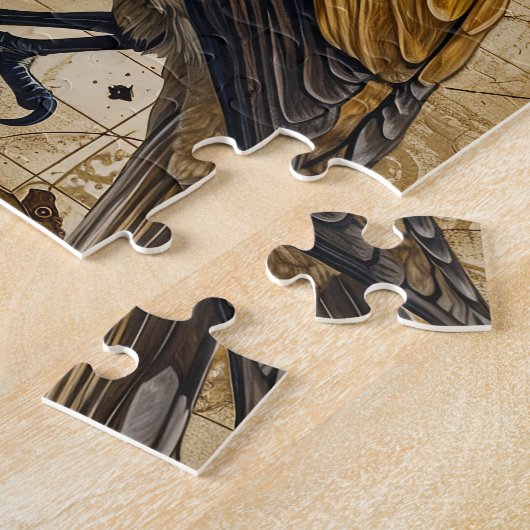 Steampunk Bird Art Small Puzzle (Seite)