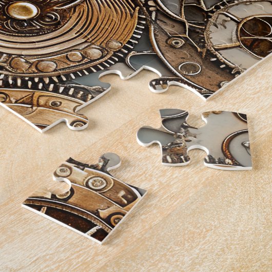 Steampunk Bird Art Small Puzzle (Seite)