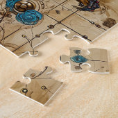 Steampunk Bird Art Small Puzzle (Seite)