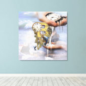 Steampunk Birthday Letter B Leinwanddruck (Insitu (Holzboden))