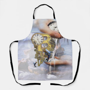 Steampunk Birthday Letter B Schürze