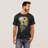 Steampunk Birthday Letter B T-Shirt (Vorne ganz)