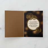 Steampunk Birthday Vater Metal Gears Guitar Karte (Innenseite)