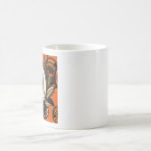 Steampunk Black Cat Halloween Kaffeetasse (Mittel)