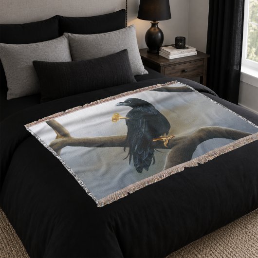 Steampunk Black Raven Decke