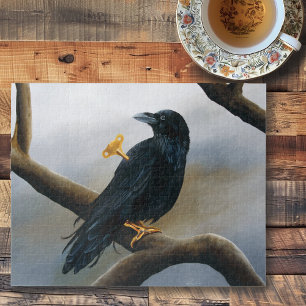 Steampunk Black Raven Puzzle