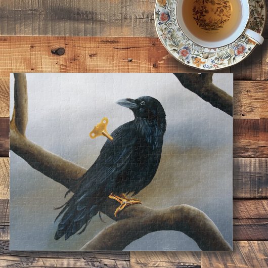 Steampunk Black Raven Puzzle